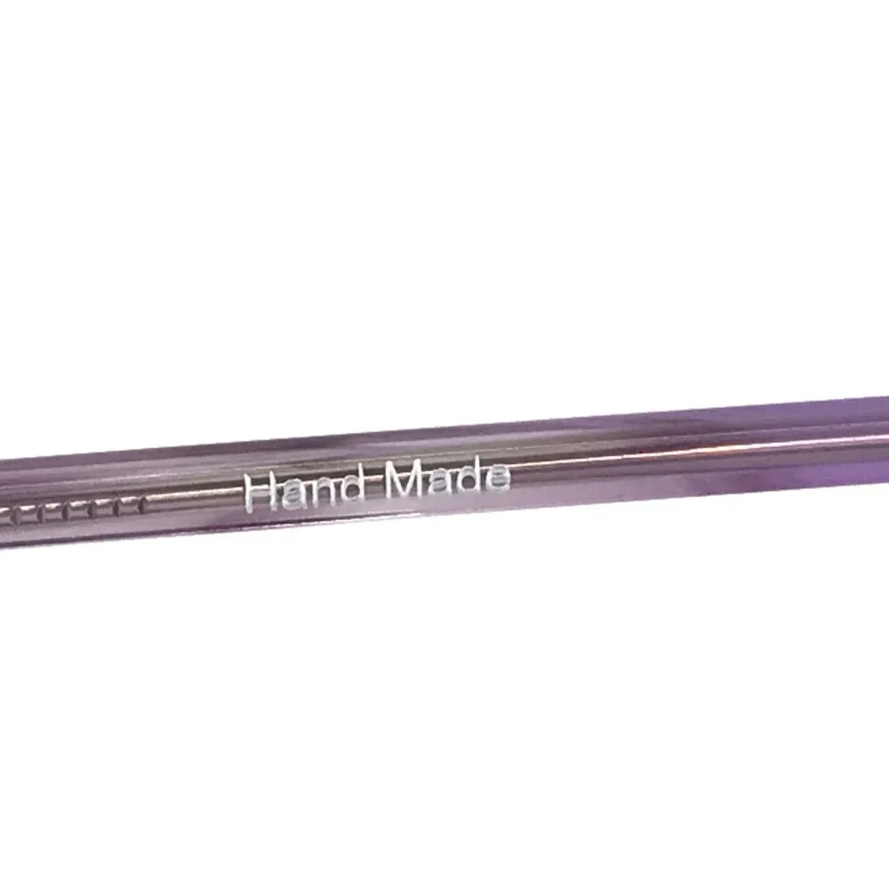 BOZ Eyeglasses Frames ILDA 7092 Purple Brown Amber Cat Eye 53-17-135